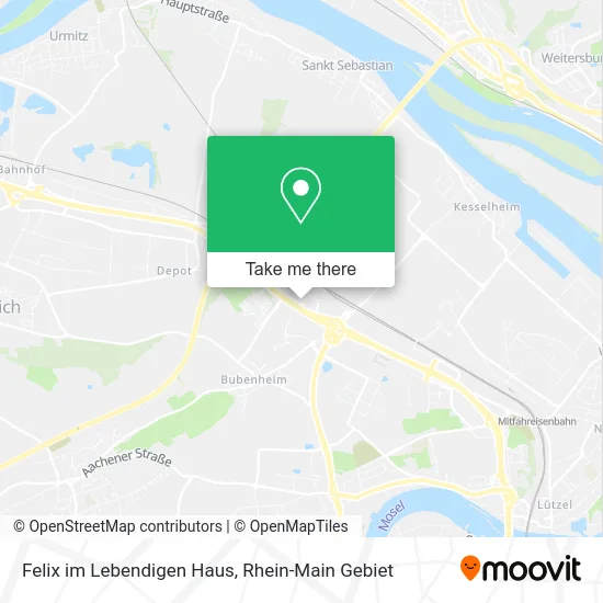 Карта Felix im Lebendigen Haus