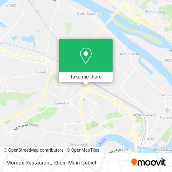Карта Mömax Restaurant