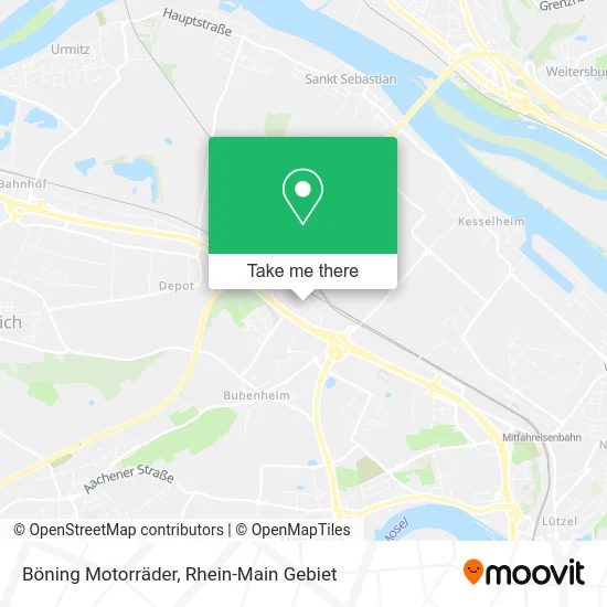 Böning Motorräder map