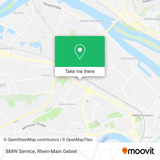 Карта BMW Service