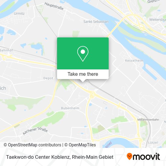 Карта Taekwon-do Center Koblenz