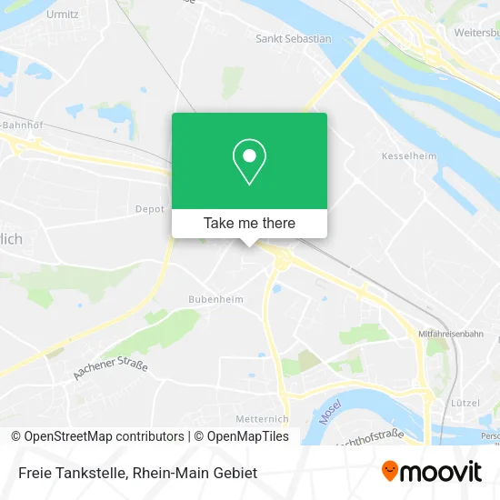 Карта Freie Tankstelle