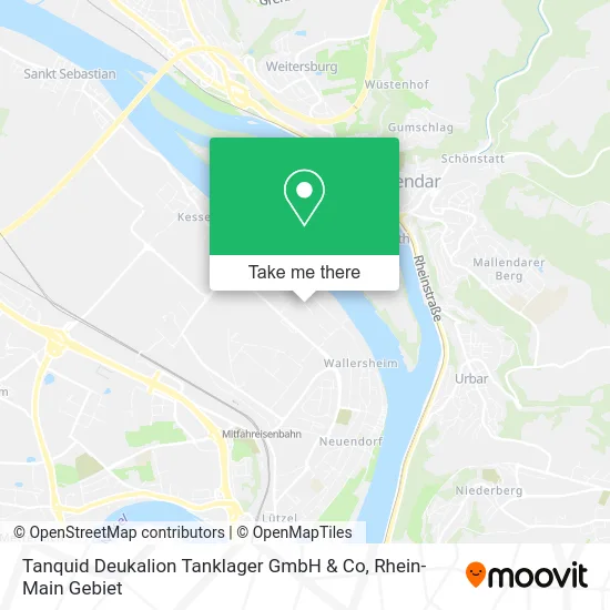 Карта Tanquid Deukalion Tanklager GmbH & Co