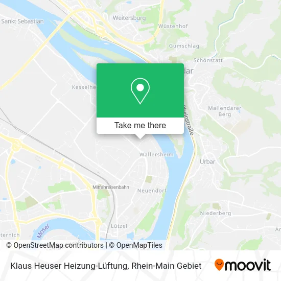 Карта Klaus Heuser Heizung-Lüftung