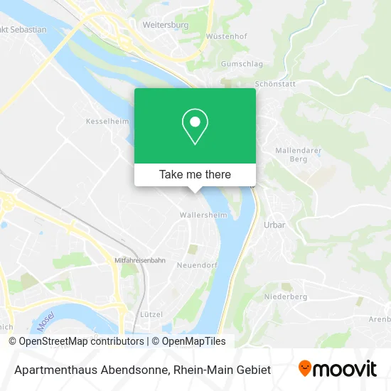 Карта Apartmenthaus Abendsonne