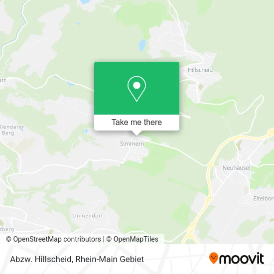 Карта Abzw. Hillscheid