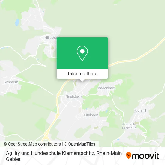 Карта Agility und Hundeschule Klementschitz