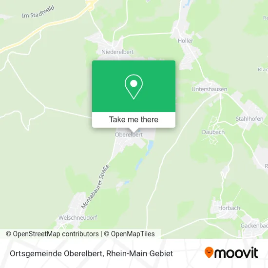 Карта Ortsgemeinde Oberelbert