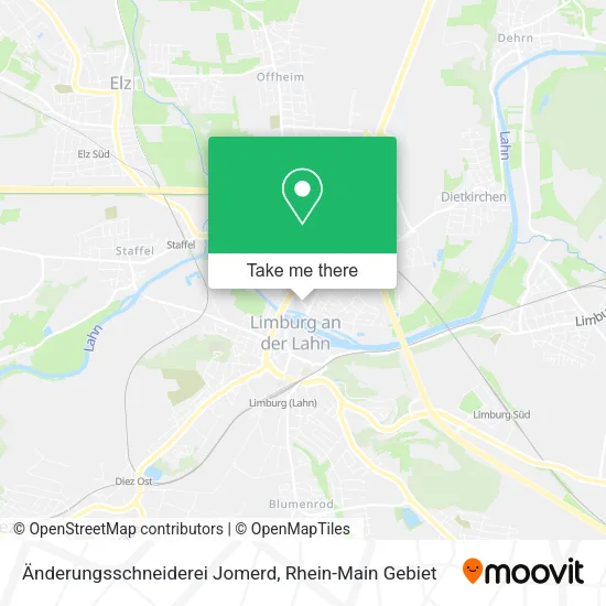 Карта Änderungsschneiderei Jomerd