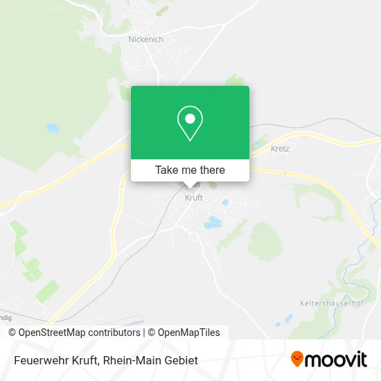 Feuerwehr Kruft map
