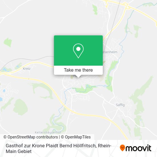 Карта Gasthof zur Krone Plaidt Bernd Höllfritsch