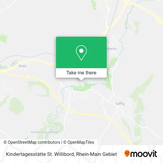 Карта Kindertagesstätte St. Willibord
