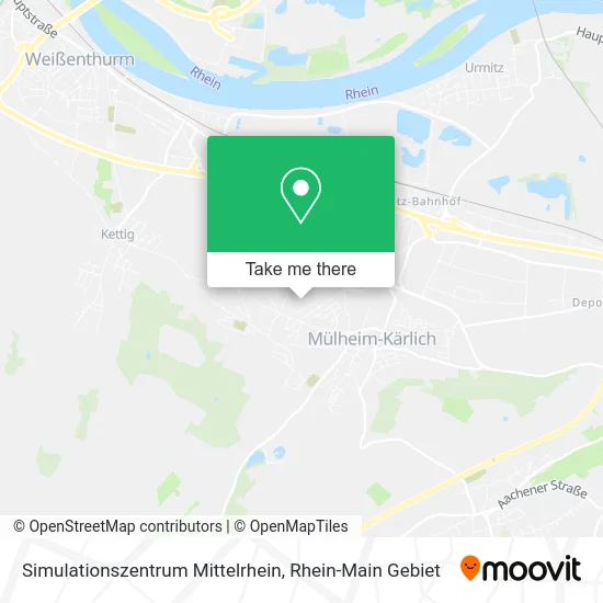Карта Simulationszentrum Mittelrhein