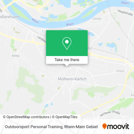 Карта Outdoorsport Personal Training