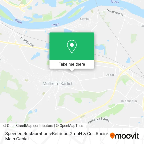 Карта Speedee Restaurations-Betriebe GmbH & Co.