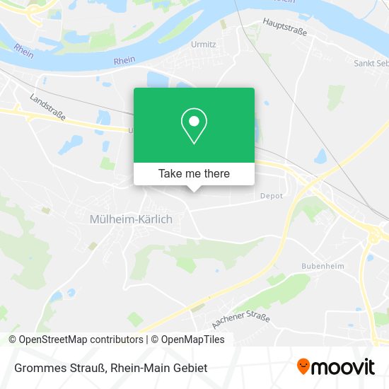 Карта Grommes Strauß