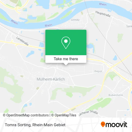 Tomra Sorting map