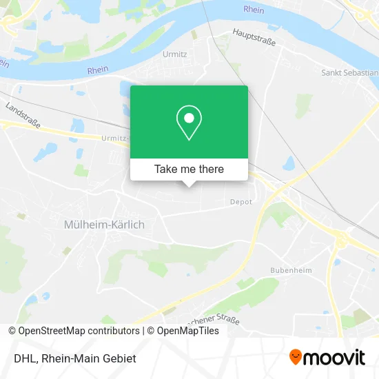 Карта DHL