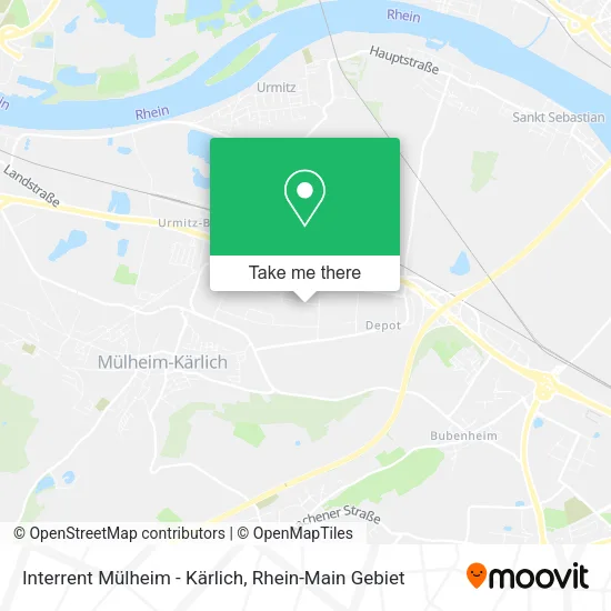 Карта Interrent Mülheim - Kärlich