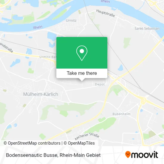 Карта Bodenseenautic Busse
