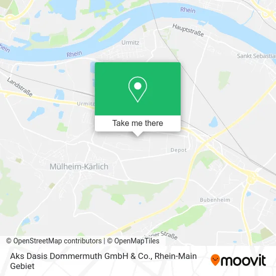 Карта Aks Dasis Dommermuth GmbH & Co.