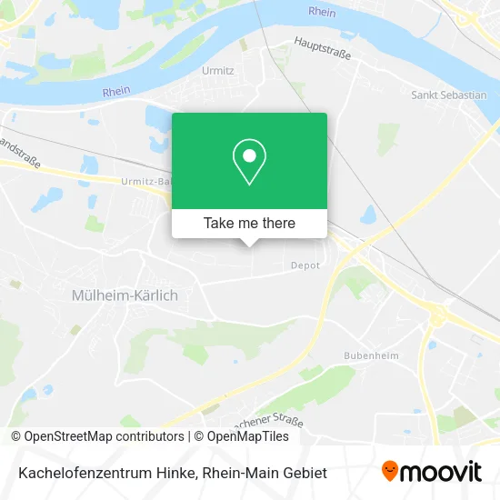 Карта Kachelofenzentrum Hinke