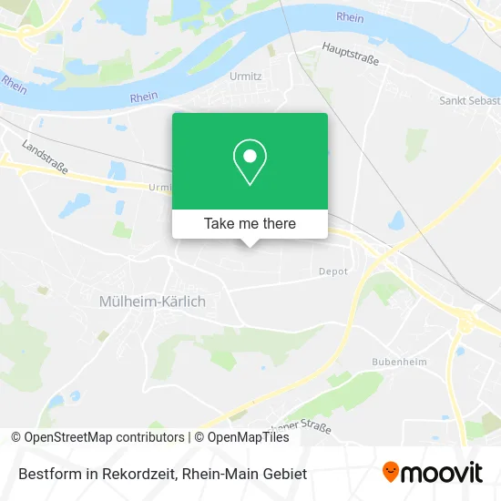 Карта Bestform in Rekordzeit