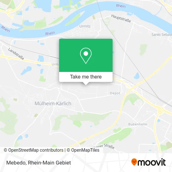 Mebedo map