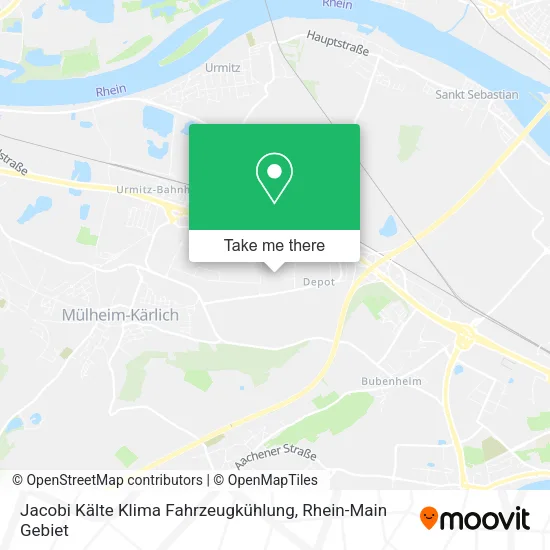 Карта Jacobi Kälte Klima Fahrzeugkühlung