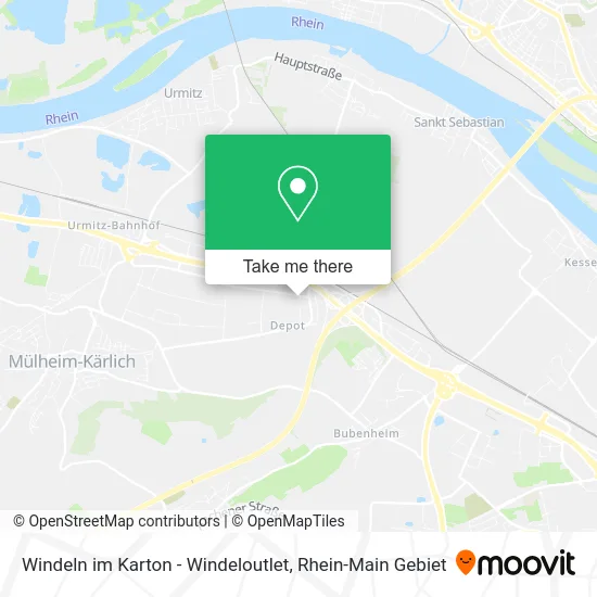 Карта Windeln im Karton - Windeloutlet