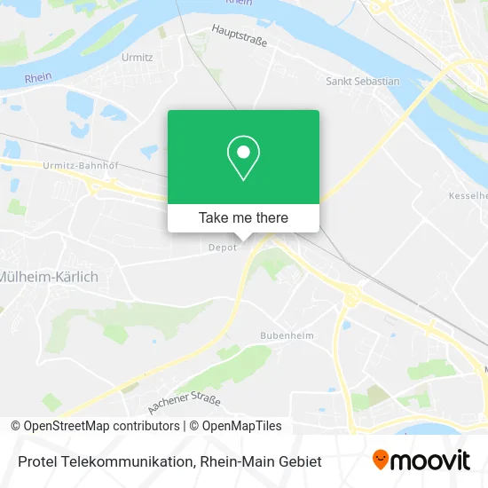 Карта Protel Telekommunikation