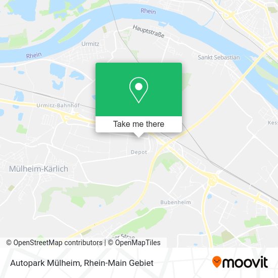 Карта Autopark Mülheim