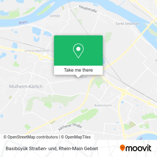Карта Basibüyük Straßen- und
