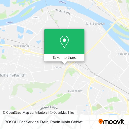 Карта BOSCH Car Service Frein