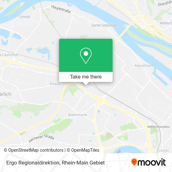 Карта Ergo Regionaldirektion