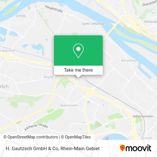 H. Gautzsch GmbH & Co map
