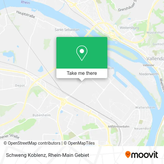 Карта Schweng Koblenz