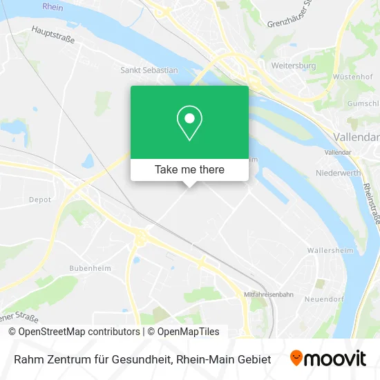 Карта Rahm Zentrum für Gesundheit