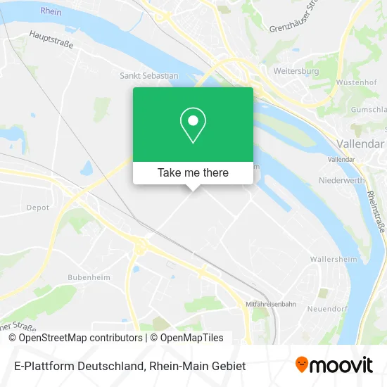 Карта E-Plattform Deutschland