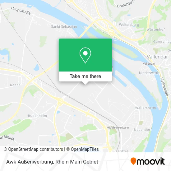 Карта Awk Außenwerbung