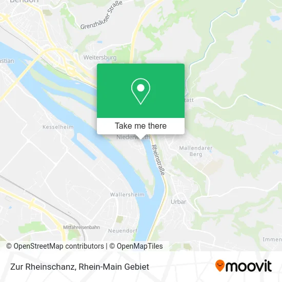 Карта Zur Rheinschanz