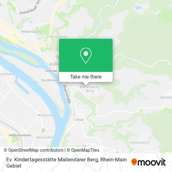 Карта Ev. Kindertagesstätte Mallendarer Berg