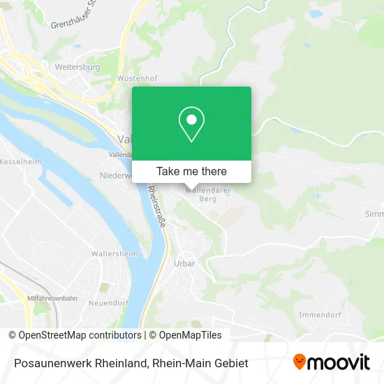 Карта Posaunenwerk Rheinland