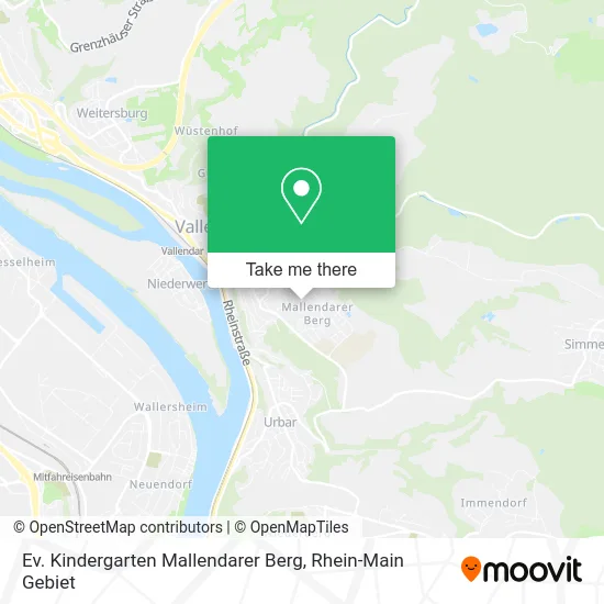 Ev. Kindergarten Mallendarer Berg map