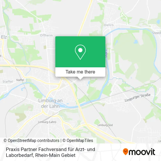 Praxis Partner Fachversand für Arzt- und Laborbedarf map