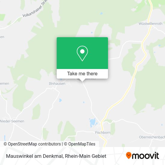 Карта Mauswinkel am Denkmal