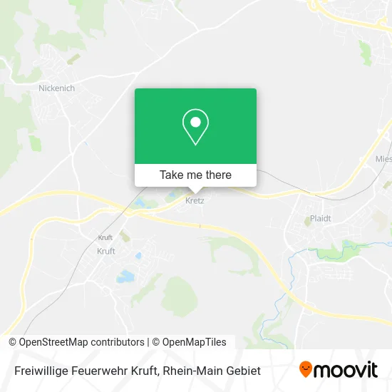 Карта Freiwillige Feuerwehr Kruft