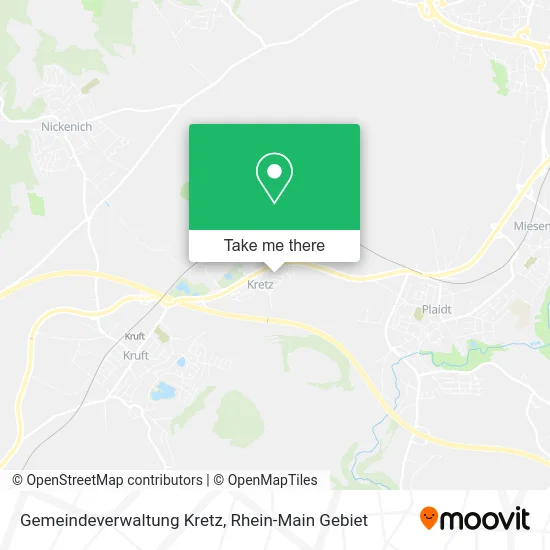 Карта Gemeindeverwaltung Kretz
