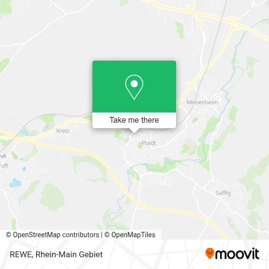 REWE map