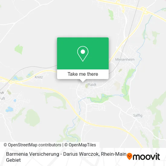 Карта Barmenia Versicherung - Darius Warczok